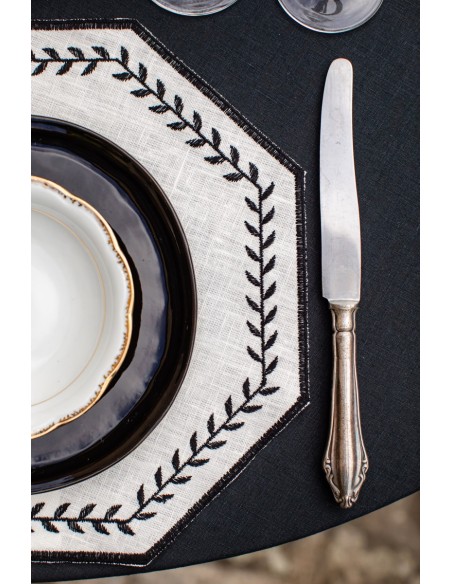 Tovaglietta Lauro in Lino Antimacchia