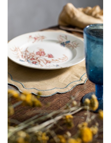 Set de table Firenze en lin enduit