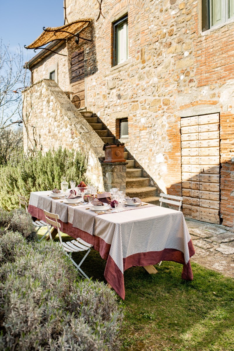 Tovaglia Bauhaus in Cotone Antimacchia +