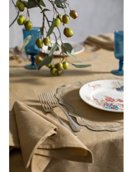 Set de table Firenze en lin enduit