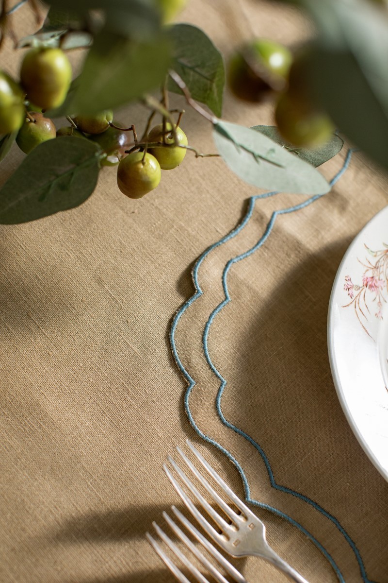 Set de table Firenze en lin enduit