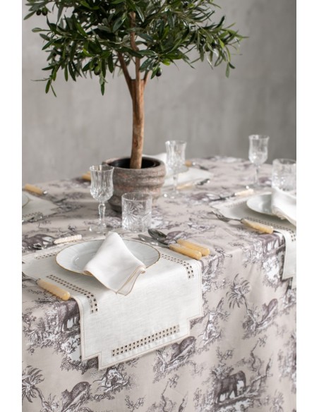 Set de table Erica en lin enduit