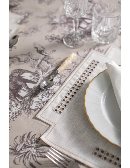 Set de table Erica en lin enduit