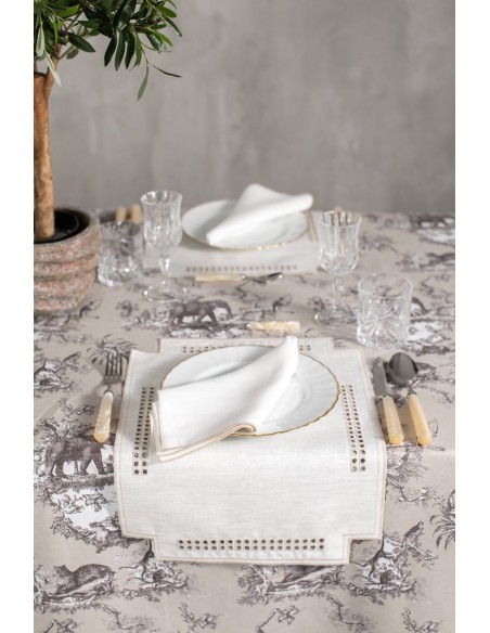 Stain Resistant Linen Erica Placemat