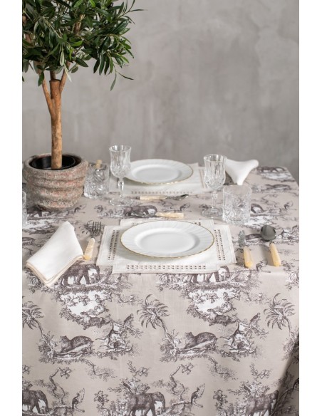 Set de table Erica en lin enduit