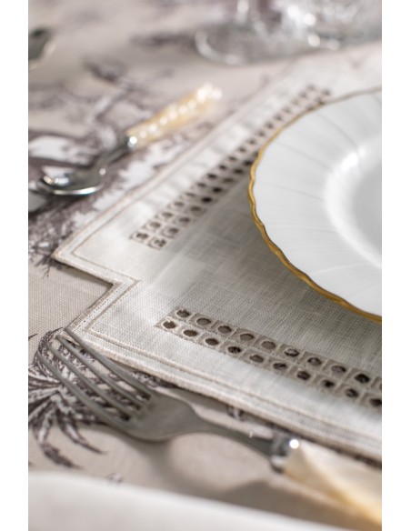 Set de table Erica en lin enduit