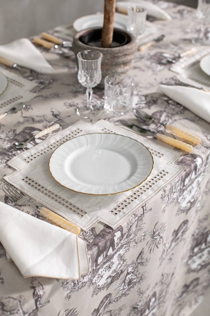 Set de table Erica en lin enduit