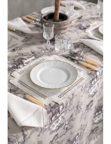 Set de table Erica en lin enduit