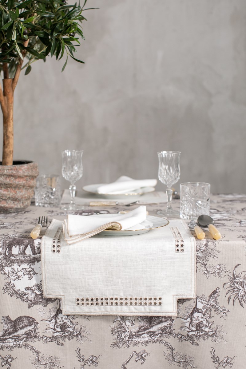 Set de table Erica en lin enduit