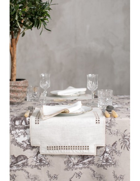 Set de table Erica en lin enduit