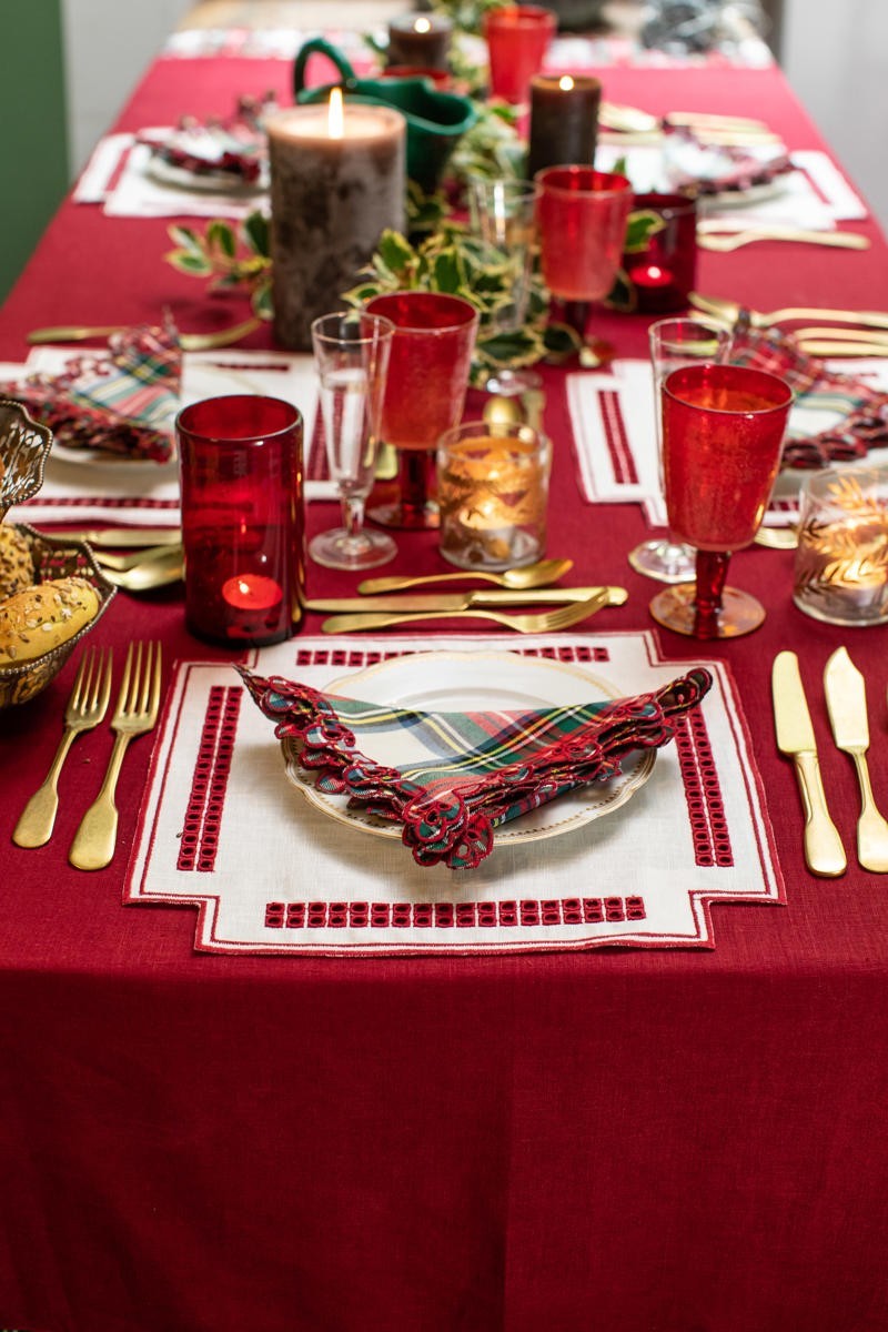 Set de table Erica en lin enduit