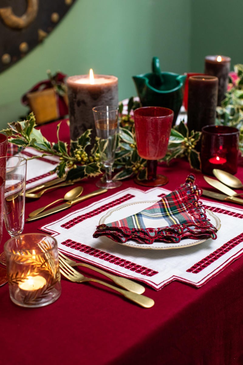 Stain Resistant Linen Erica Placemat