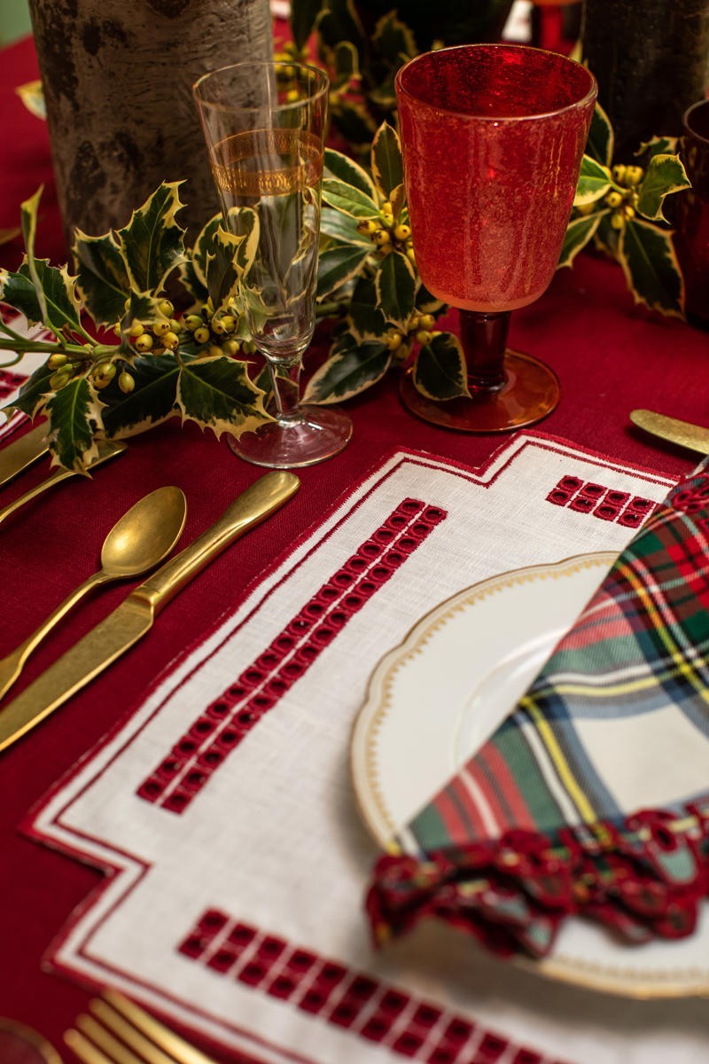 Stain Resistant Linen Erica Placemat