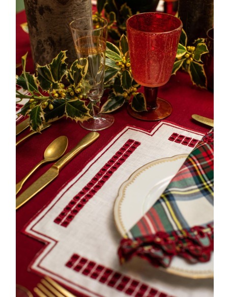 Stain Resistant Linen Erica Placemat