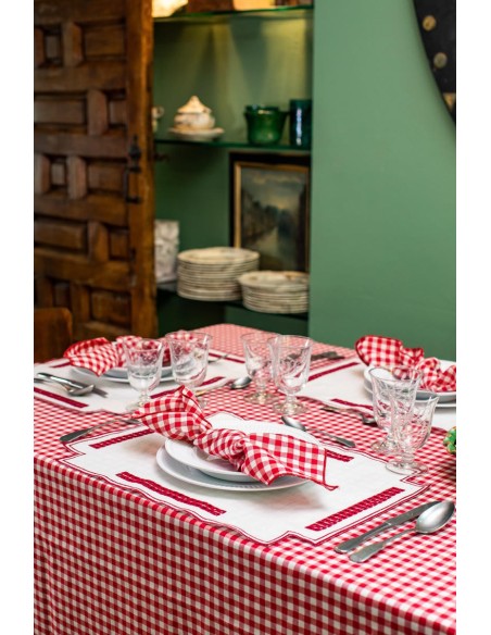 Set de table Erica en lin enduit