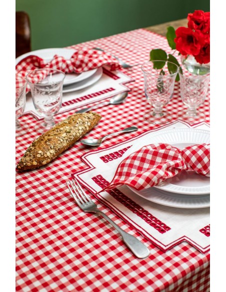 Stain Resistant Linen Erica Placemat