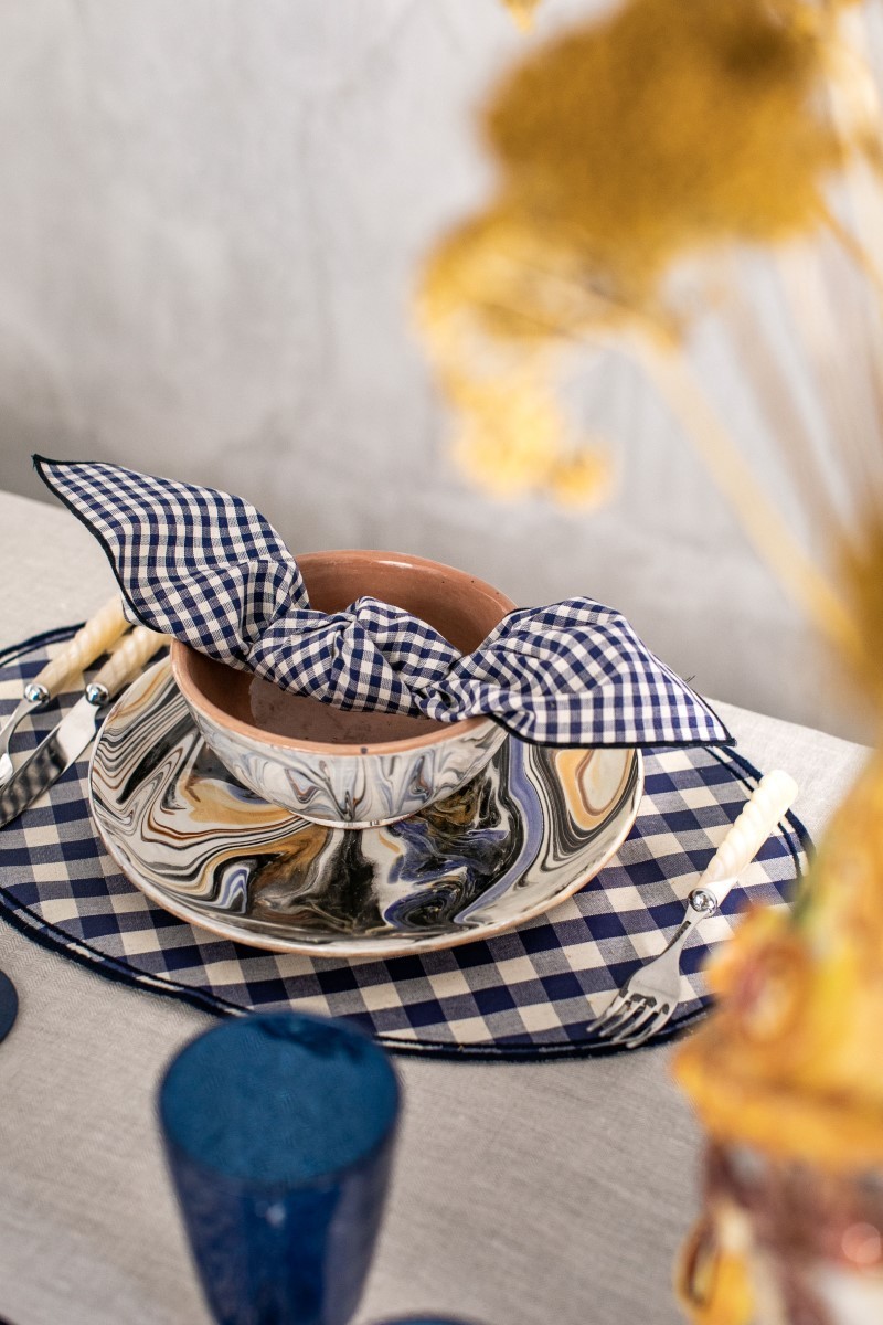 Set de table en coton antitache Filo