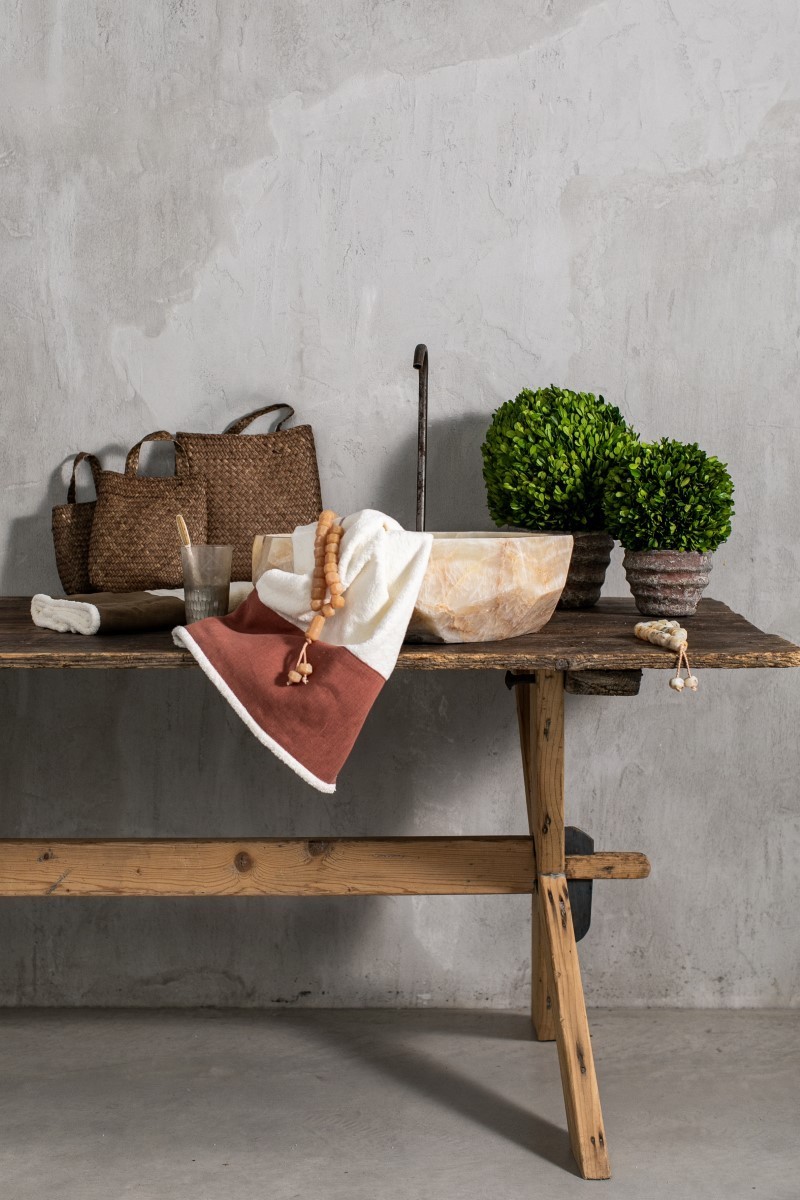 Serviette en coton Bauhaus
