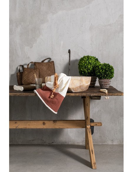 Serviette en coton Bauhaus