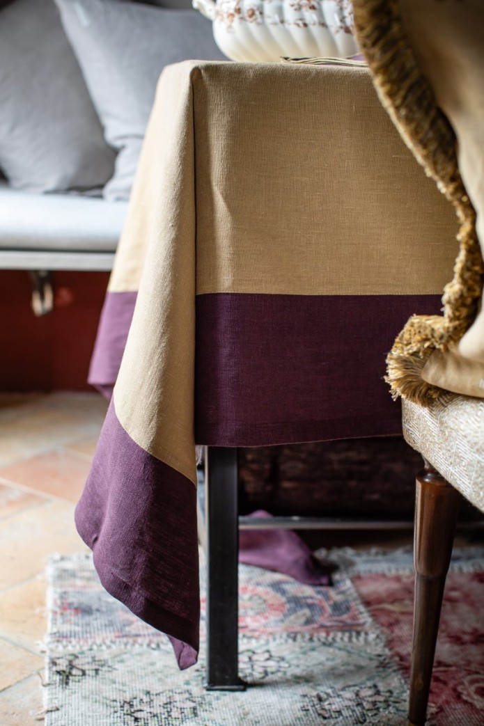 Nappe en lin Bauhaus 