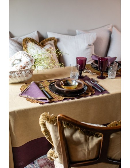 Nappe en lin Bauhaus 