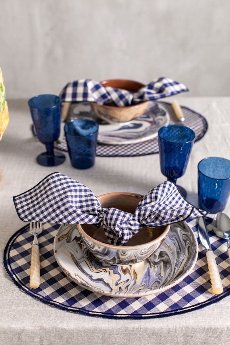 Set de table en coton antitache Filo