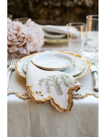 Serviette de table en coton Eden