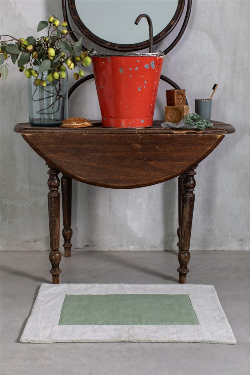 Tapis de salle de bains en coton Bauhaus