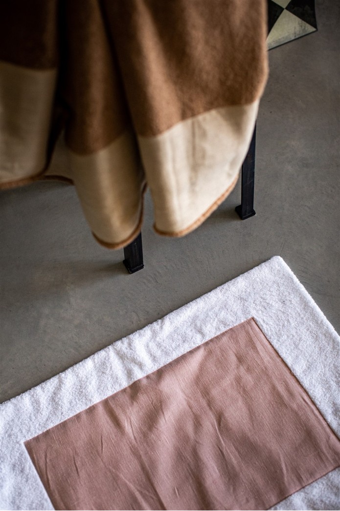 Tapis de salle de bains en coton Bauhaus 2