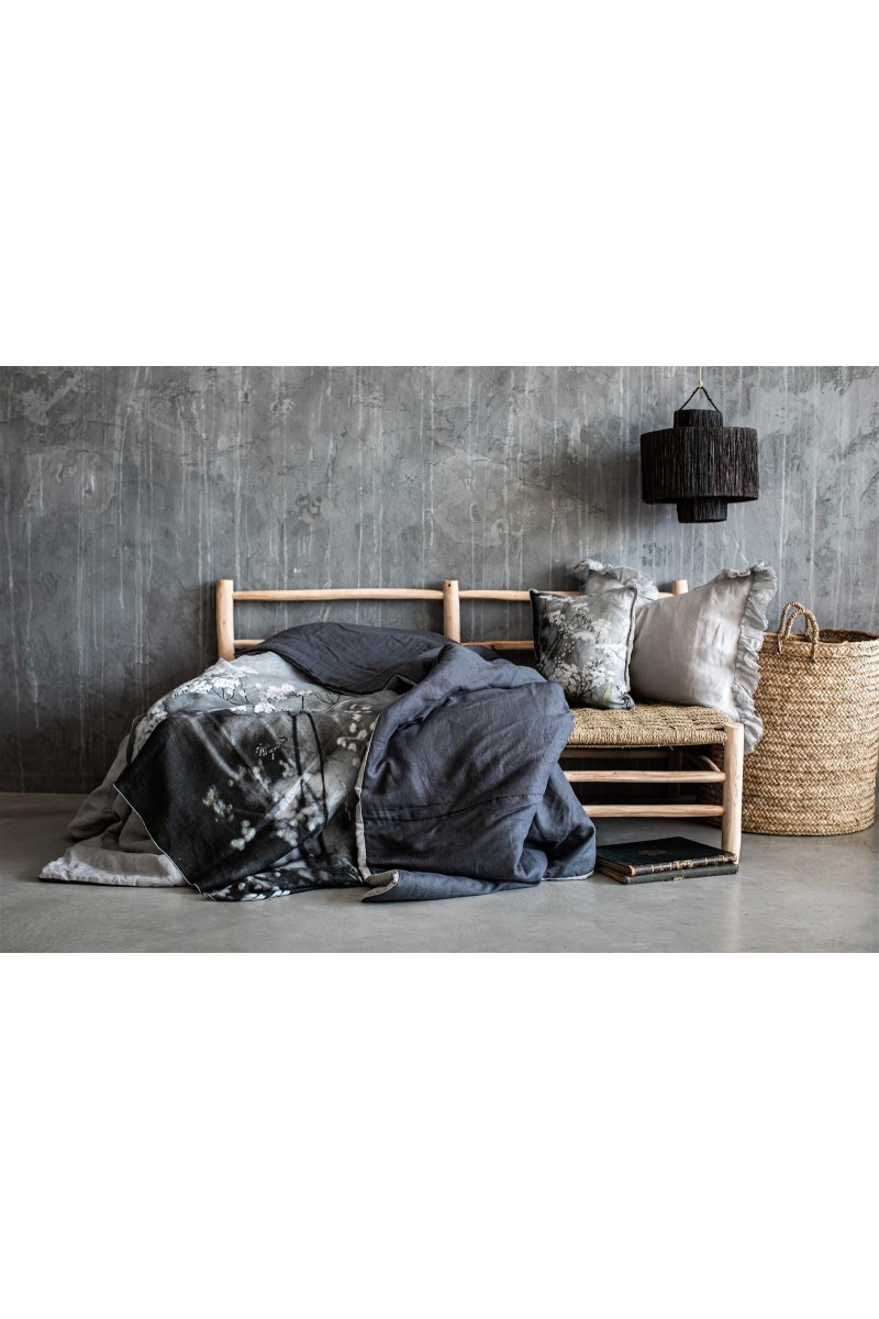 Pure Reversible Bedspread in Linen