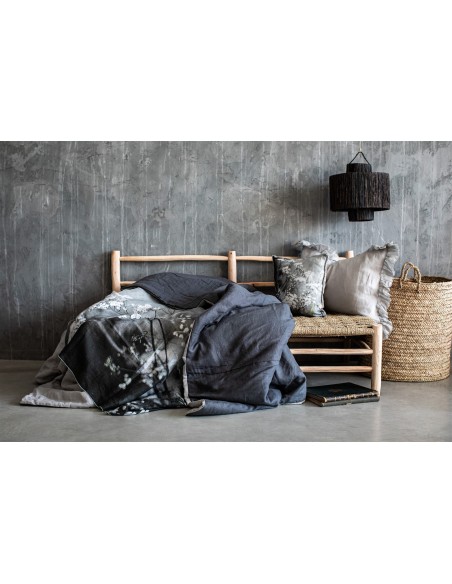 Pure Reversible Bedspread in Linen