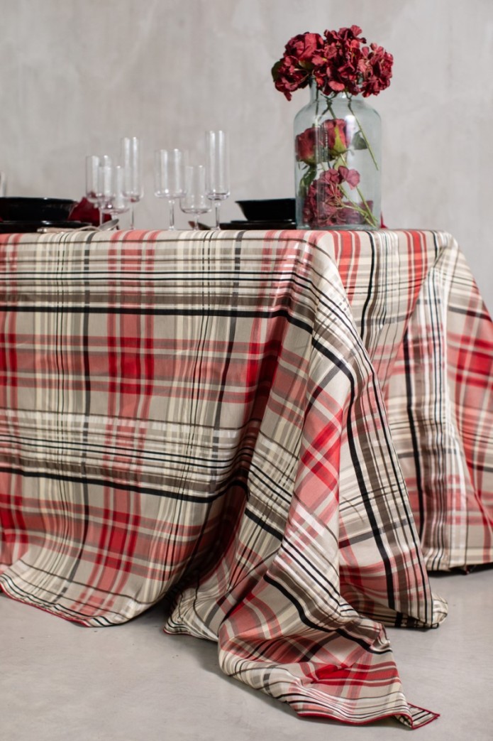 Nappe en lin Jacquard