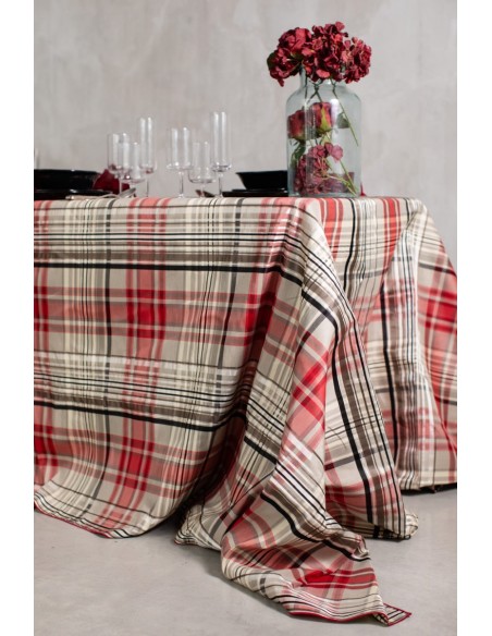 Nappe en lin Jacquard