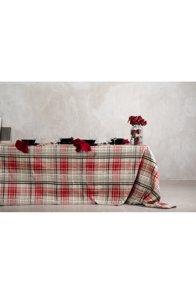 Nappe en lin Jacquard