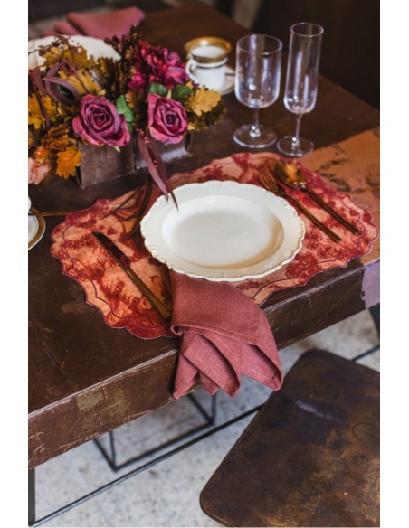 Serviette de table en pur lin