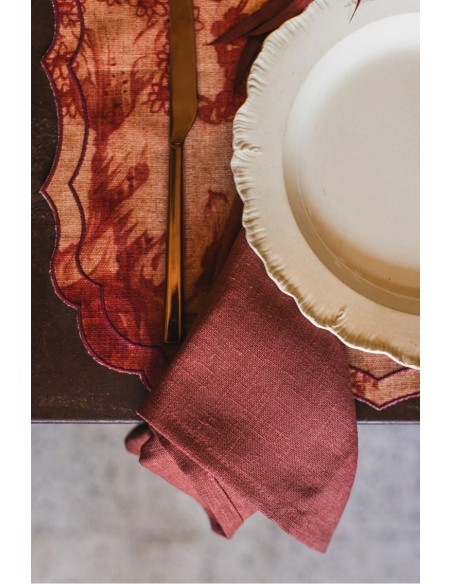 Serviette de table en pur lin