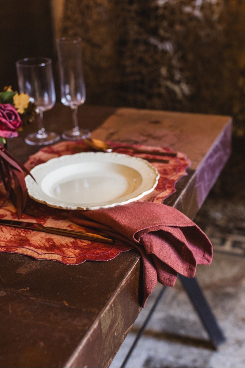 Serviette de table en pur lin