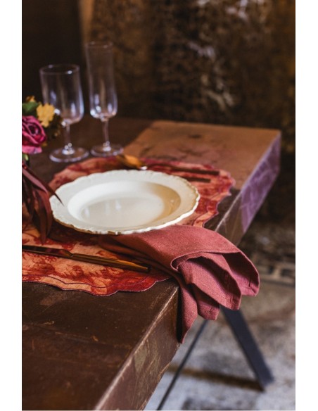 Serviette de table en pur lin