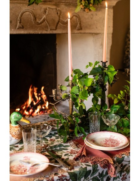 Amalfi stain-resistant viscose linen tablecloth