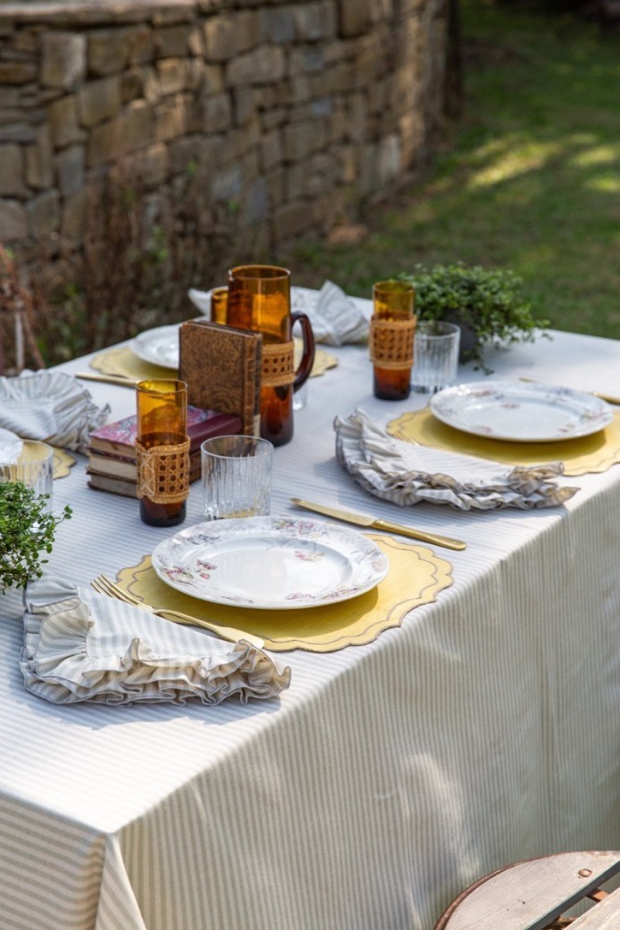 Tovaglietta Firenze in Lino Antimacchia 2