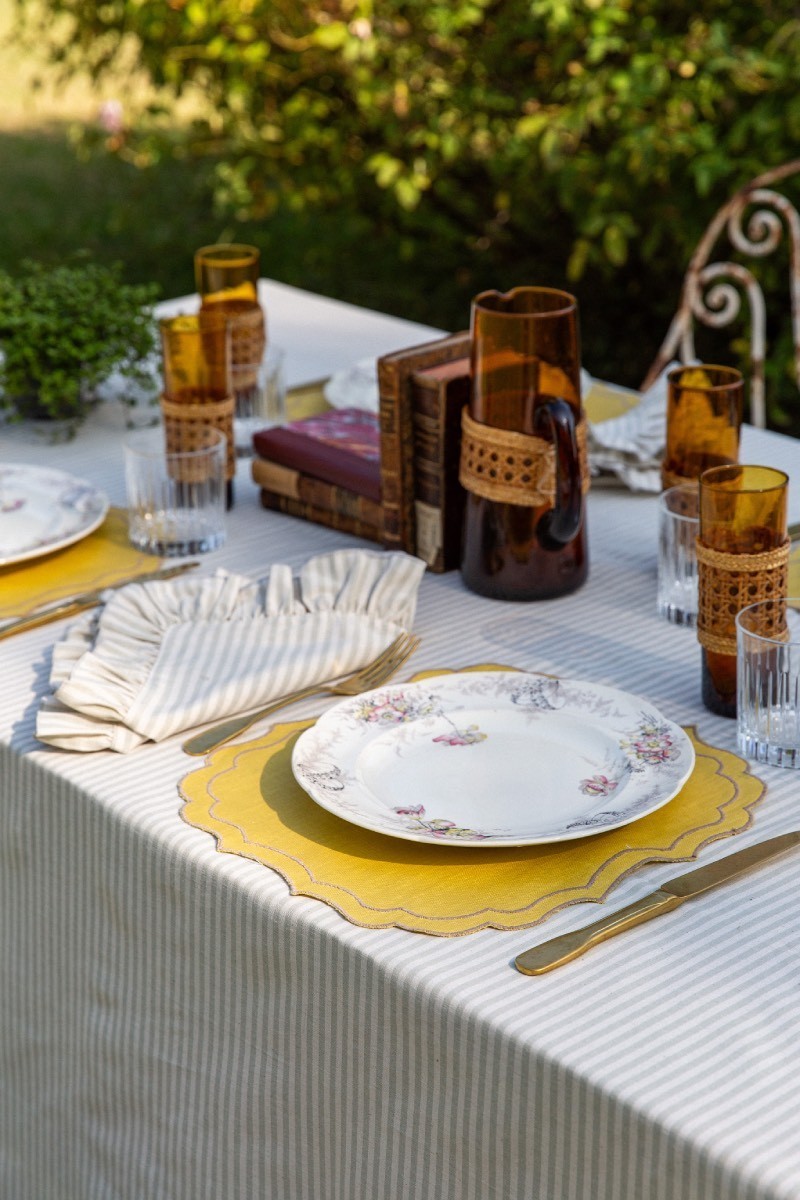 Tovaglietta Firenze in Lino Antimacchia