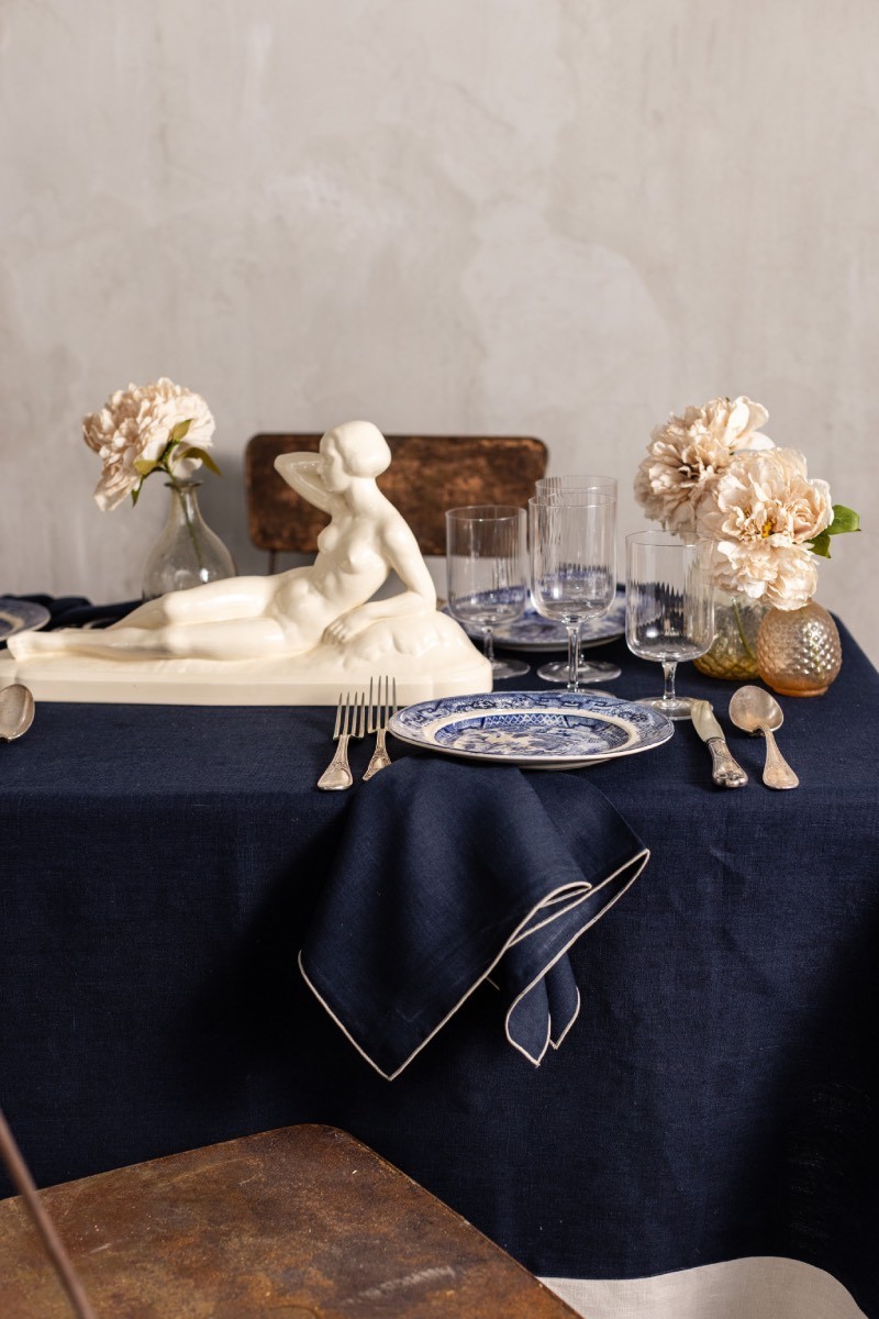 Nappe en lin Bauhaus