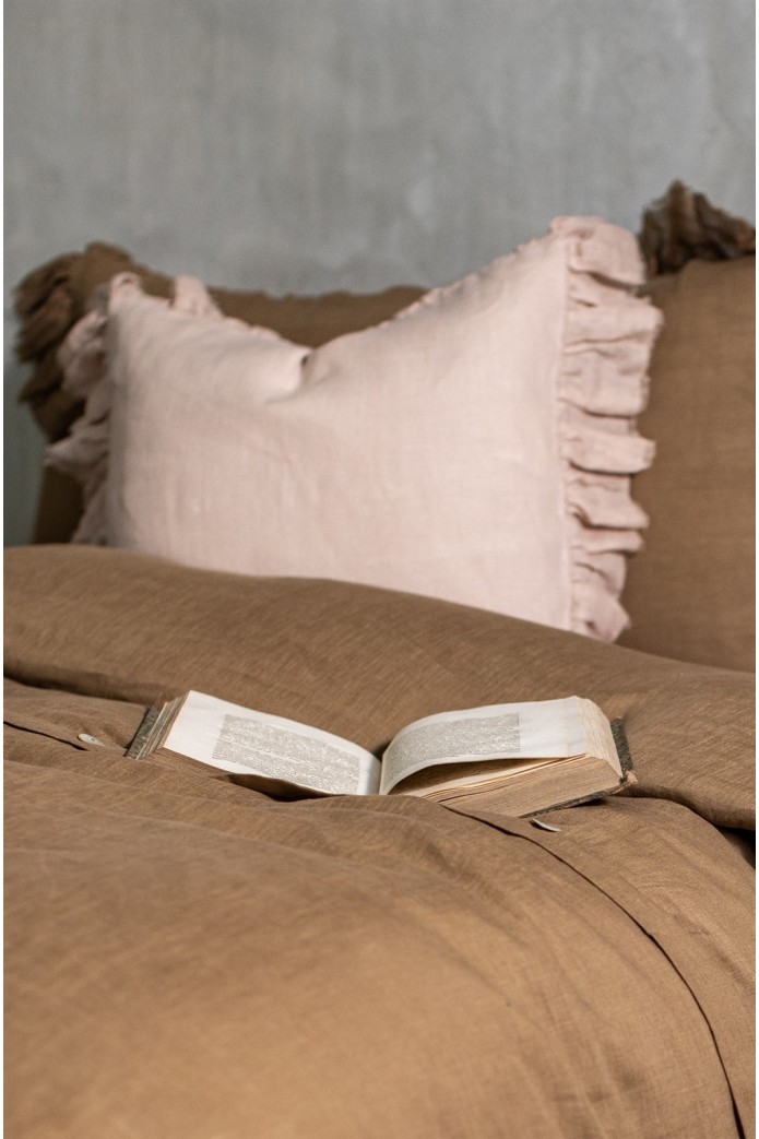 Taie d'oreiller en lin Gitane