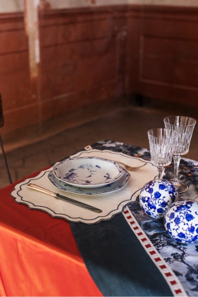 Set de table Firenze en lin enduit