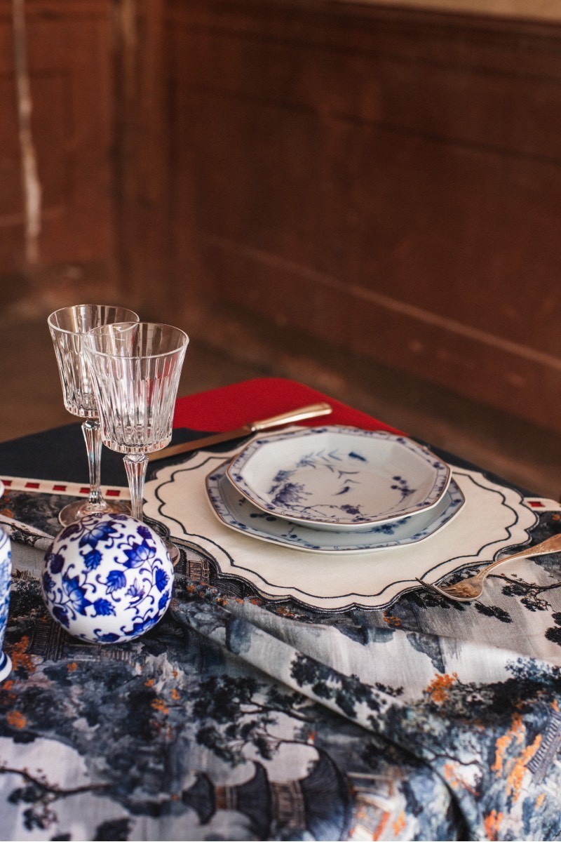 Set de table Firenze en lin enduit