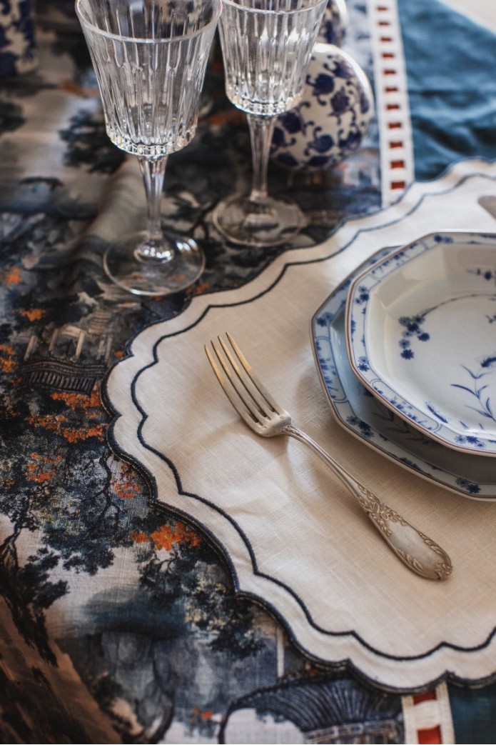 Set de table Firenze en lin enduit 2