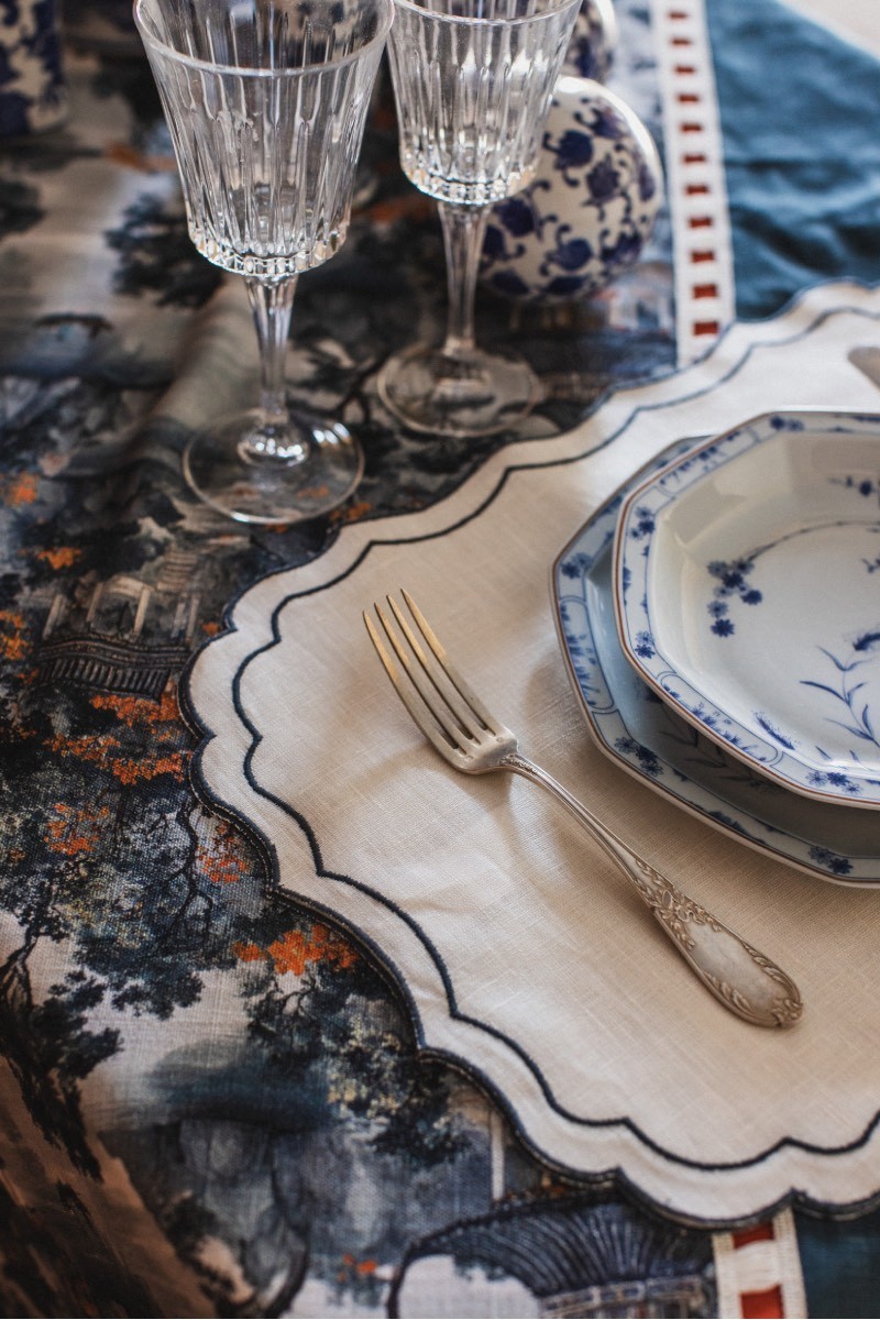 Set de table Firenze en lin enduit