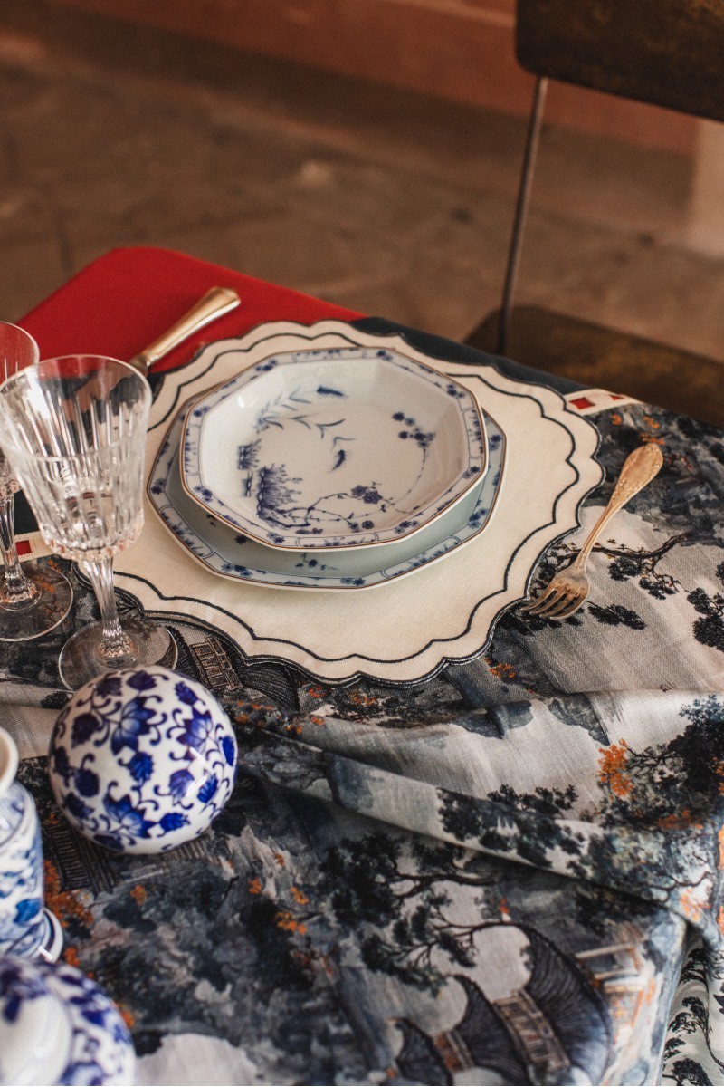 Set de table Firenze en lin enduit