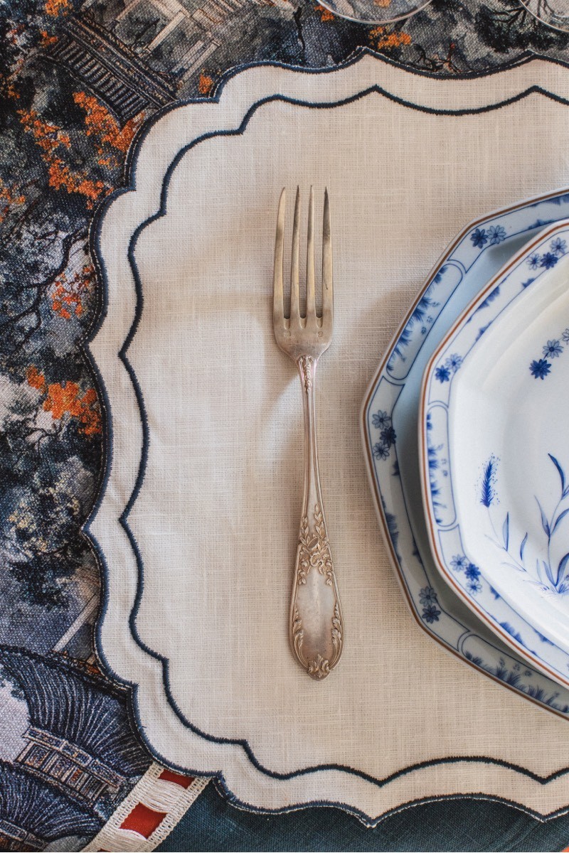 Set de table Firenze en lin enduit