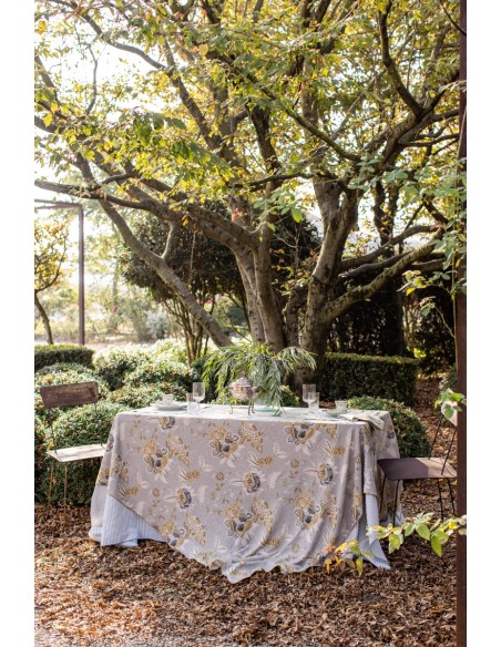 Nappe en lin viscose